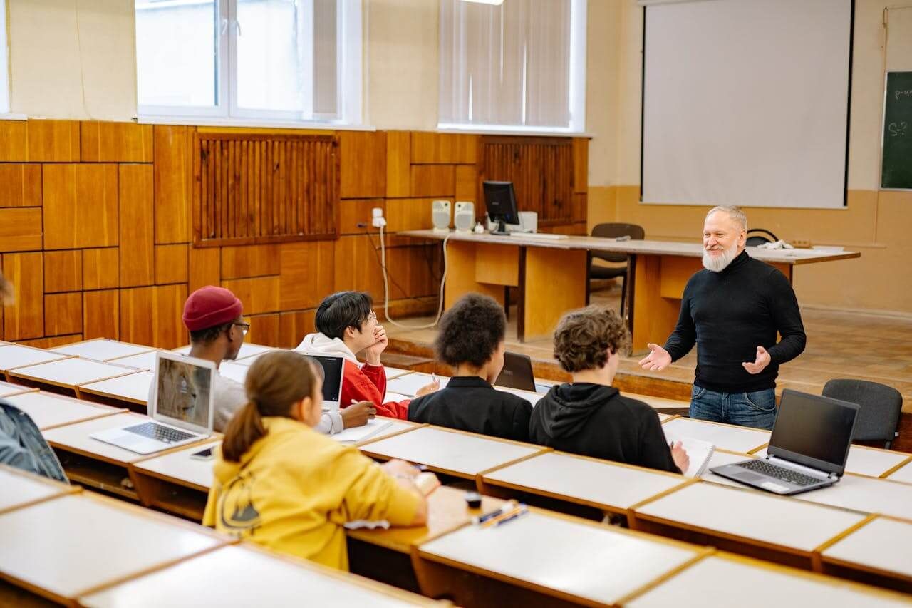 A higher education lecture hall