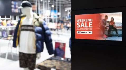Mersive Digital Signage in retail