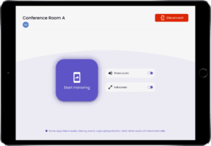 Mersive Connect Mobile app iPad