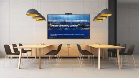 Mersive Digital Signage in office