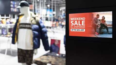 Mersive Digital Signage in retail