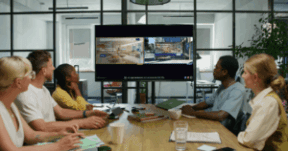 Mersive Collaboration Suite in a huddle room using multi-share
